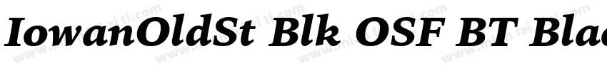 IowanOldSt Blk OSF BT Black字体转换